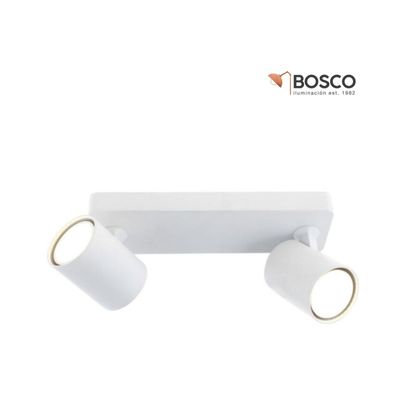 Imagen 2 del producto FOCO SOBREPUESTO 2XGU10 DIRIGIBLE ABIT BLANCO
