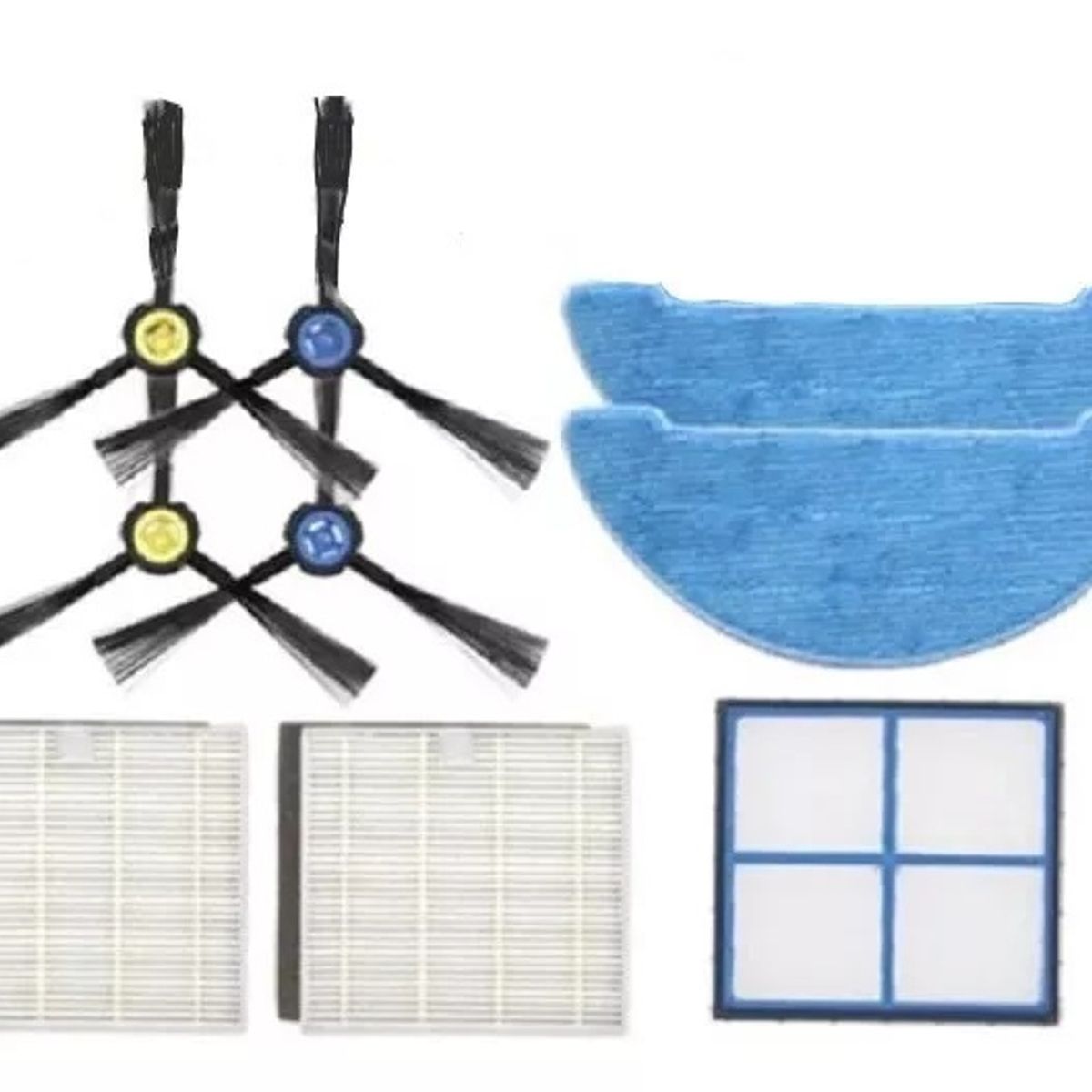 GENERICO - Kit Para Ilife V8 V8s X750 X800 V80 Pack 9pcs