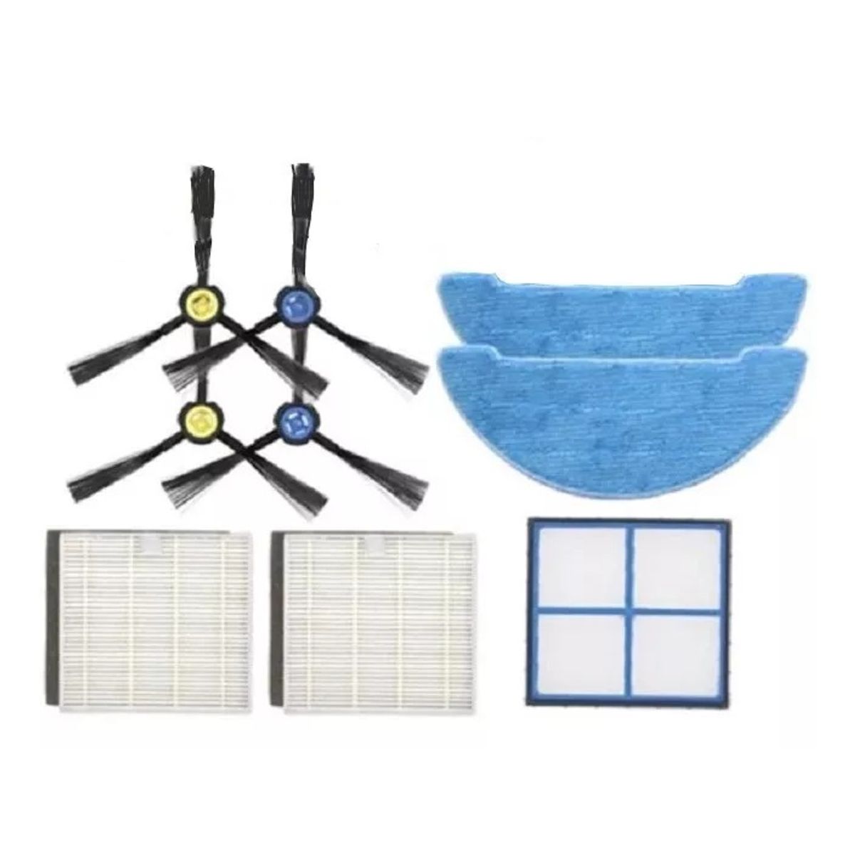 GENERICO - Kit Para Ilife V8 V8s X750 X800 V80 Pack 9pcs