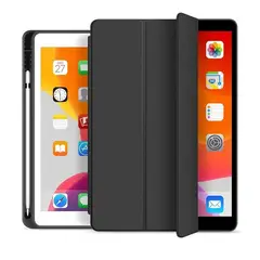 GENERICO - CARCASA PARA IPAD 10TH 2022 10,9" CON PORTA LAPIZ, NEGRO