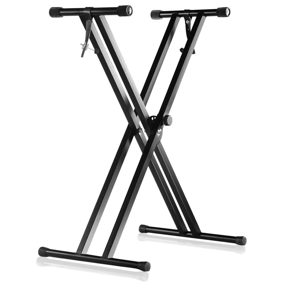 SONNET TECHNOLOGIES - Atril Stand Para Teclados Musicales Doble Sonnet 8434 Negro