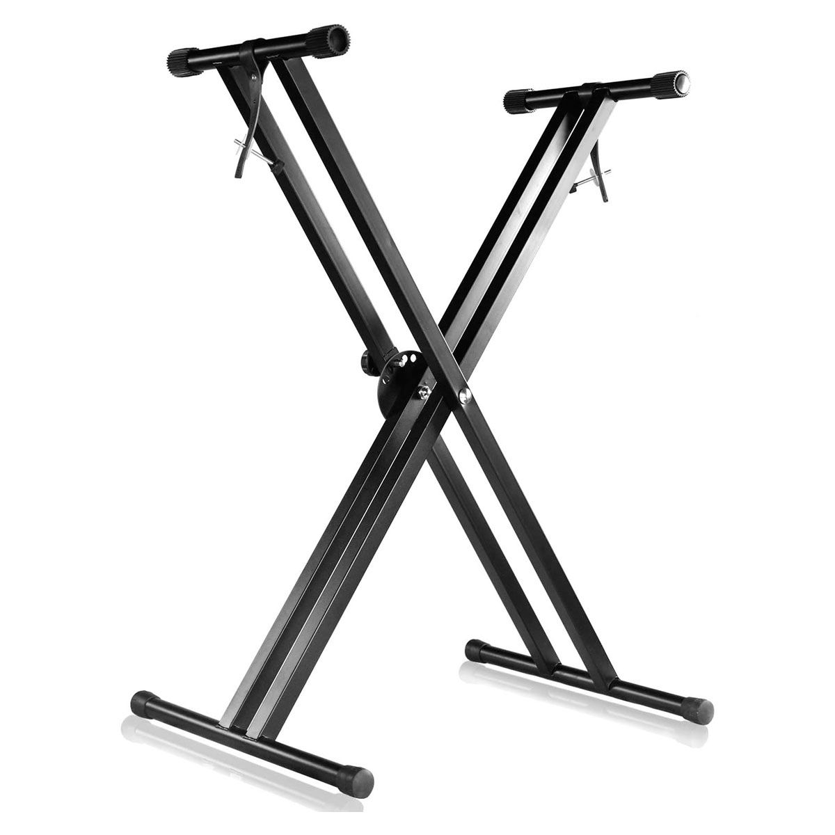 SONNET TECHNOLOGIES - Atril Stand Para Teclados Musicales Doble Sonnet 8434 Negro