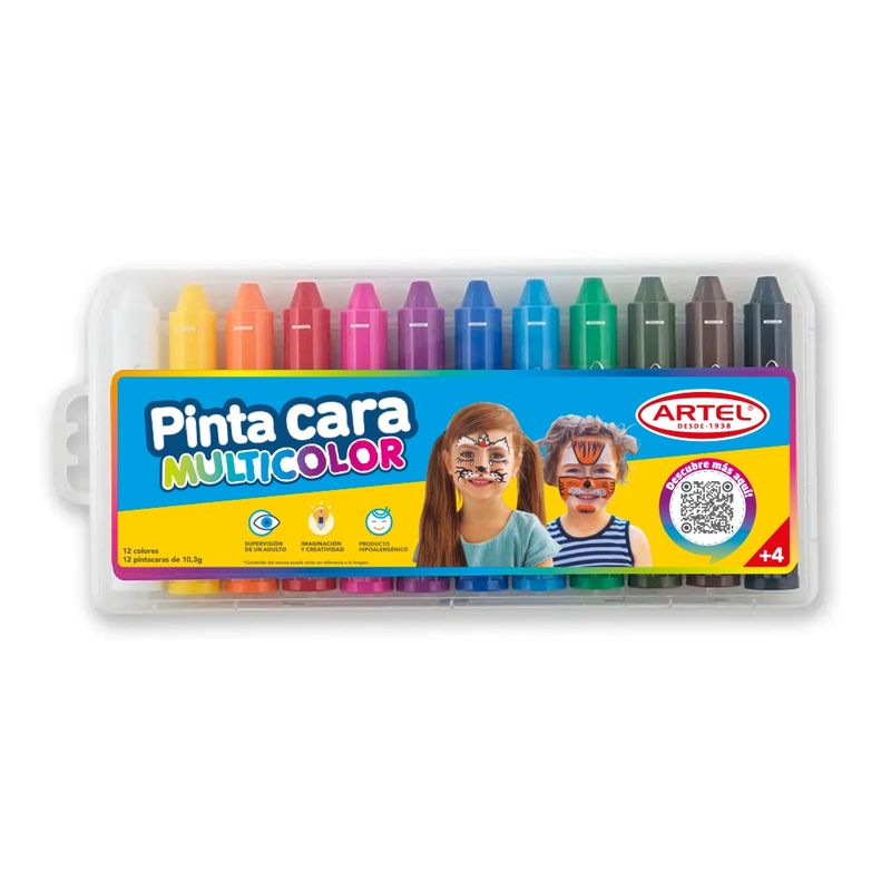 ARTEL - Set 12 colores pintacarita Hipoalergenico