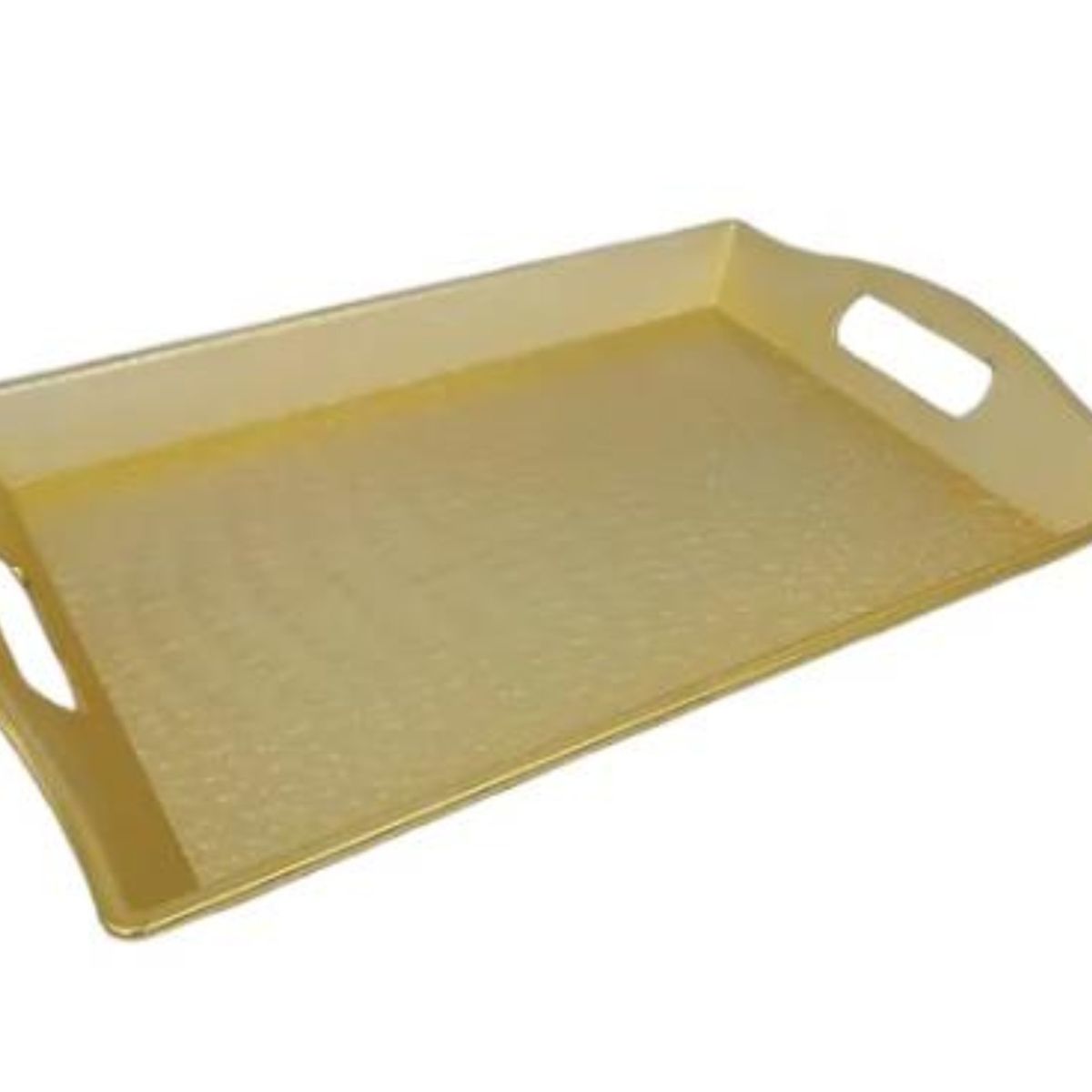 OEM - Bandeja Para Fiesta Rectangular 37,5 x 24,5 cm Dorado
