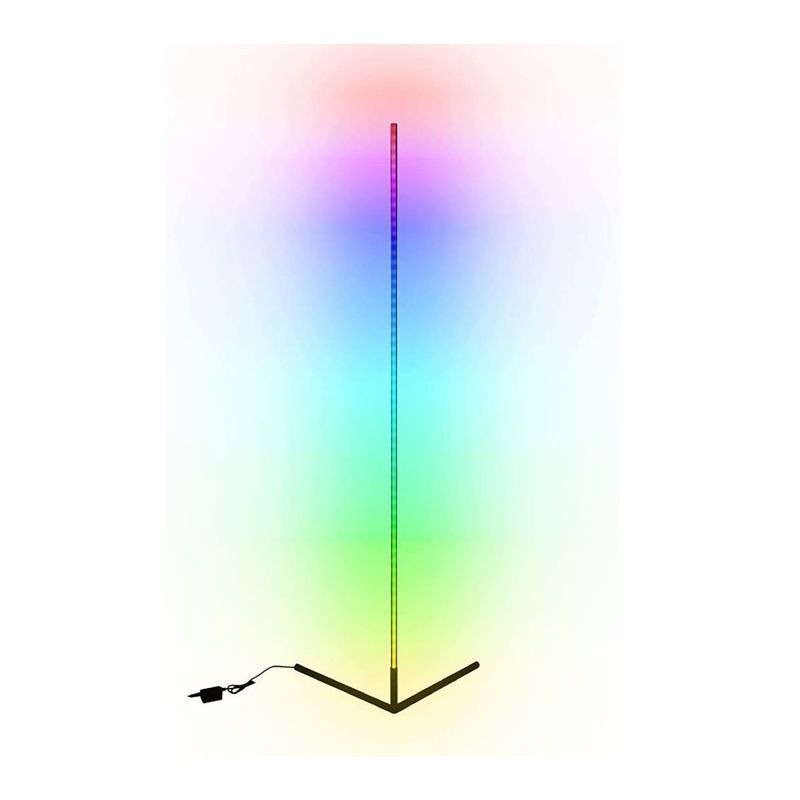 GENERICO - Lámpara de pie led RGB Lineal Multiculor