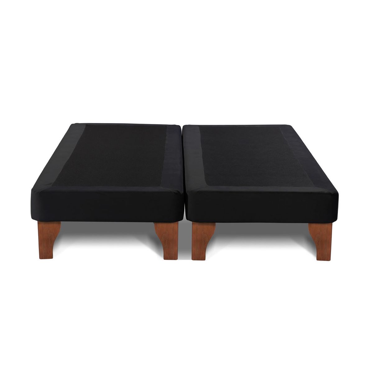 LATAM HOME - Base Europea Zen Tela Negro 2 Plazas