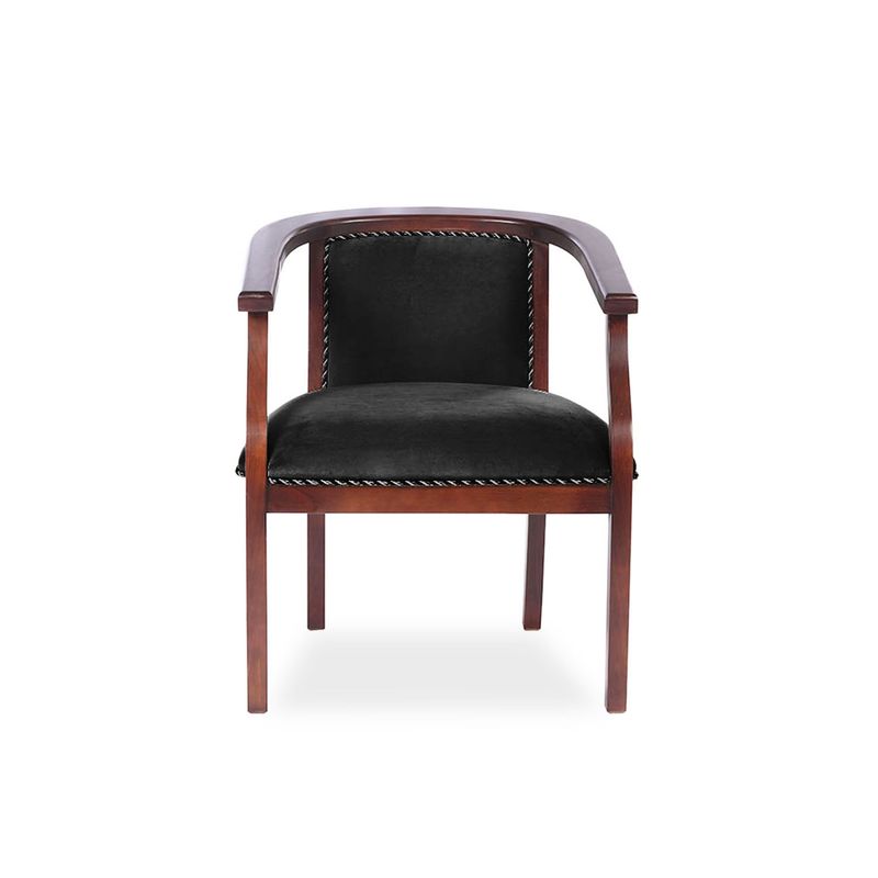 LATAM HOME - Sitial Stuttgart Tela Velvet Negro