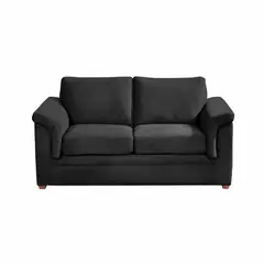 LATAM HOME - Sofá Ancona 2C Tela Velvet Negro