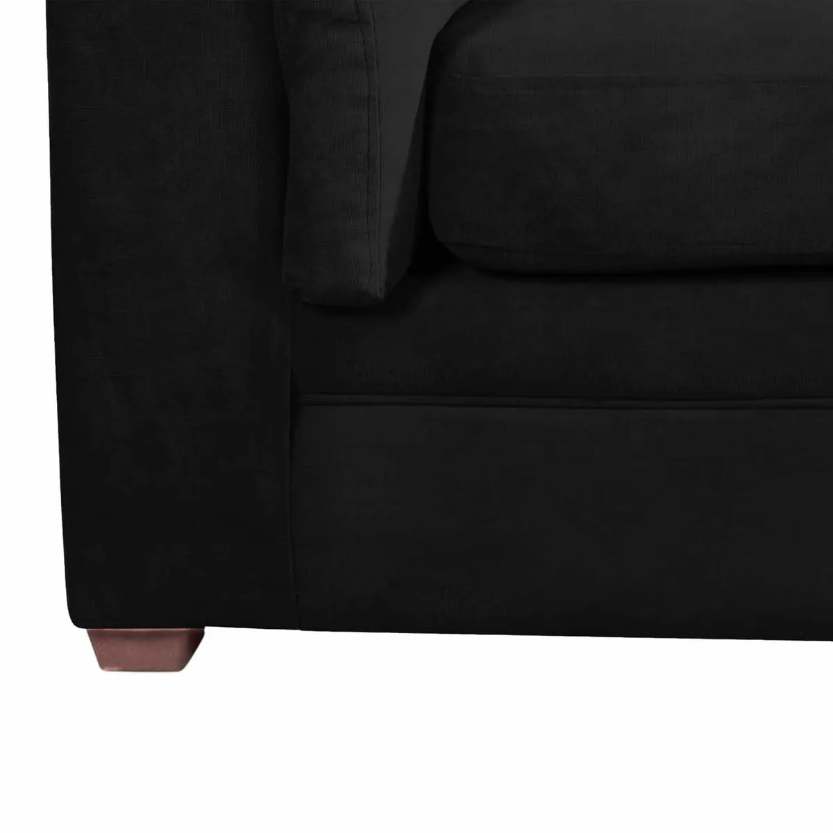 LATAM HOME - Sofá Latam Home Ancona 2C Tela Velvet Negro