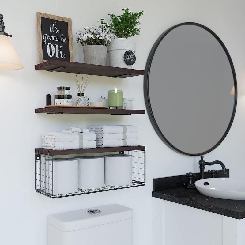 AIZO - Organizador De Ducha Repisa Baño Con Tablón De Pared