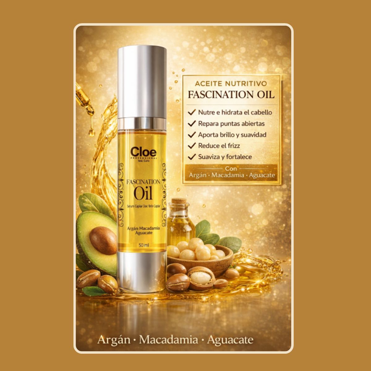 CLOE - Serum Capilar Fascination Oil Aceite Nutritivo Cloe CLOE