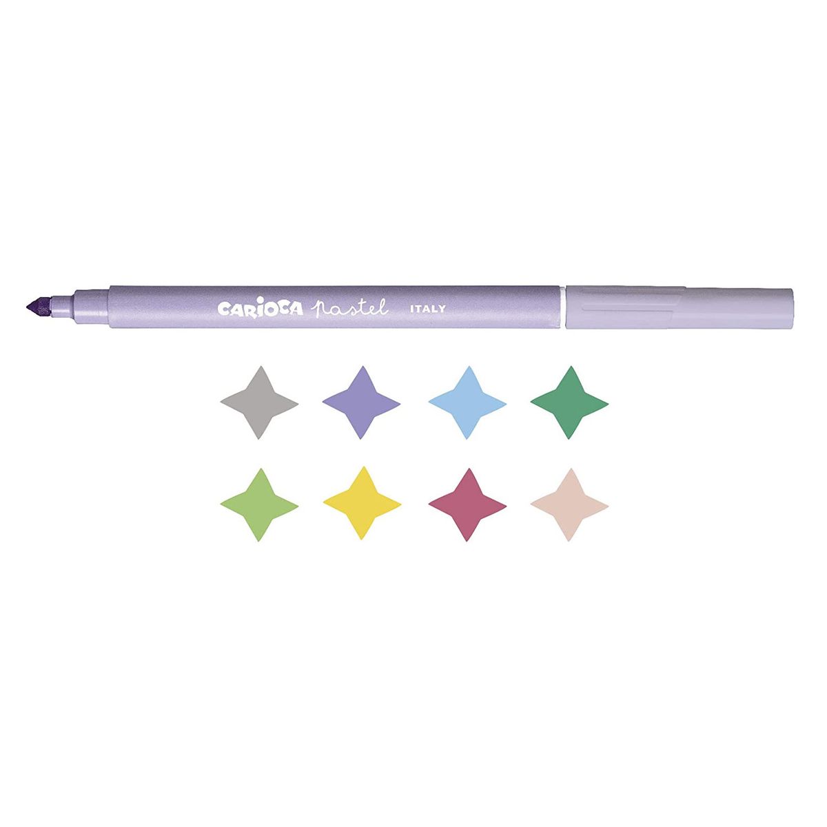 CARIOCA - Plumones Carioca Pastel (8 Colores)