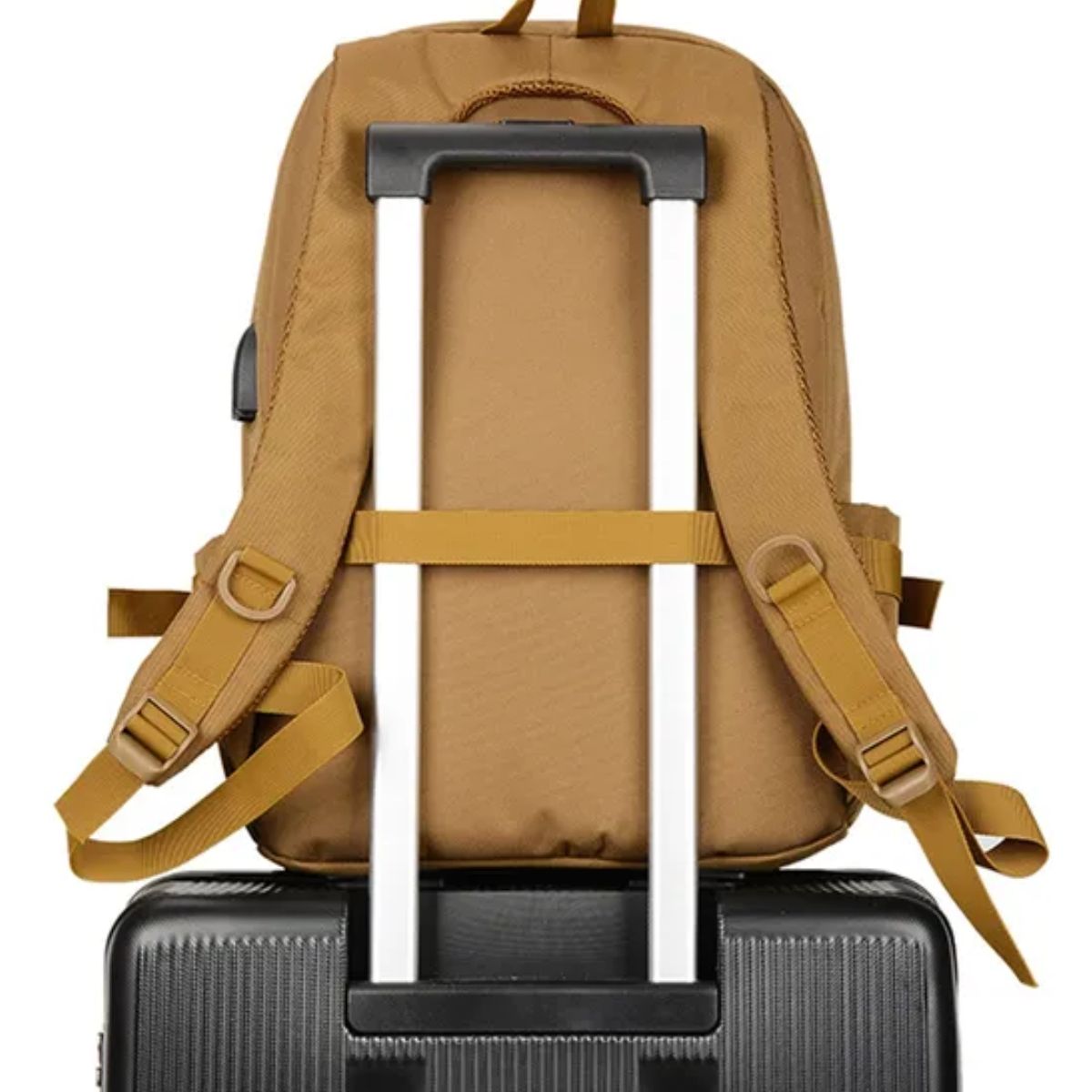 GENERICO - Mochila D 35l Impermeable Con Entrada Usb Ideal Para Viajes