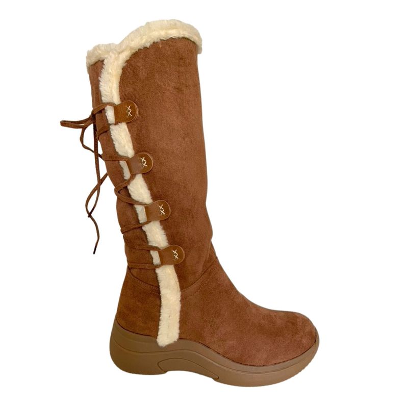 BOTELI - Bota Chiporro Mujer Meli Caramel Bella Moda