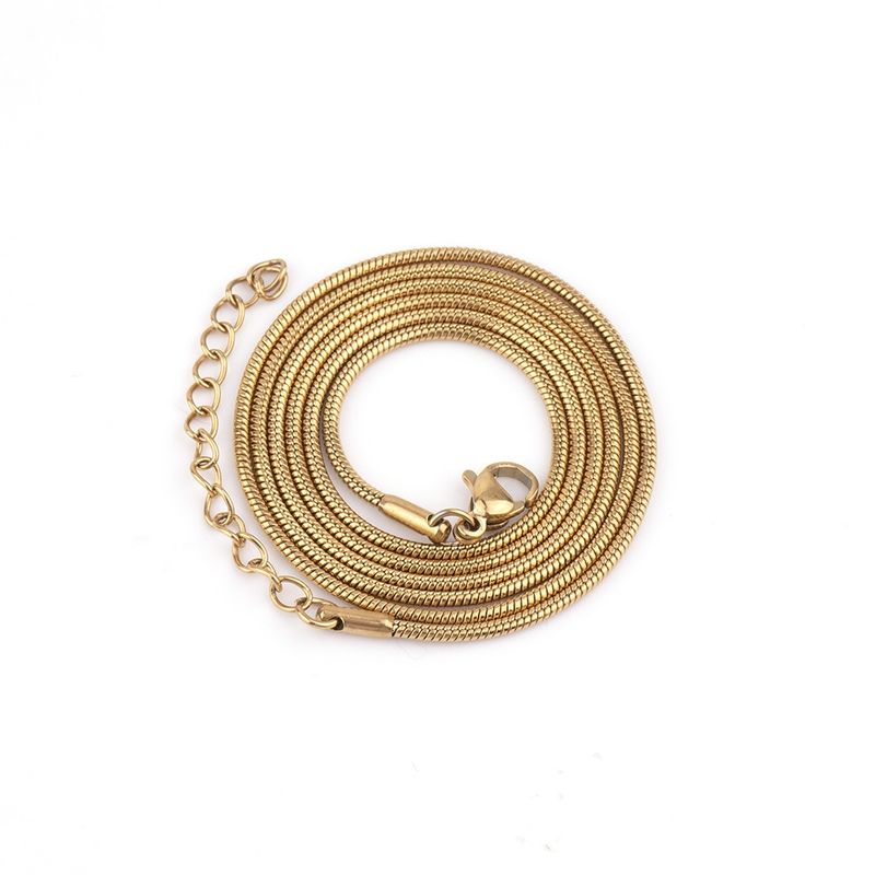 LUX JOYAS - Cadena Baño Oro Amarillo 18k Cola De Topo