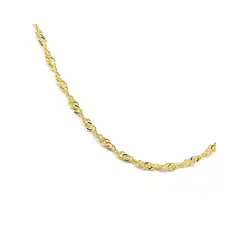 LUX JOYAS - Cadena Baño Oro Amarillo 18k Singapur