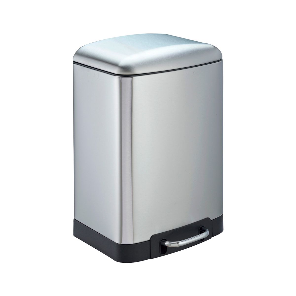 INSPIRACCI - Basurero Rectangular 12 L Acero Inox Gris