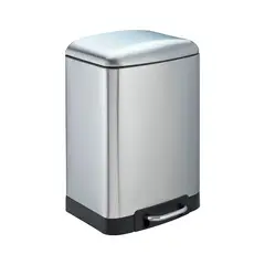 INSPIRACCI - Basurero Rectangular 12 L Acero Inox Gris