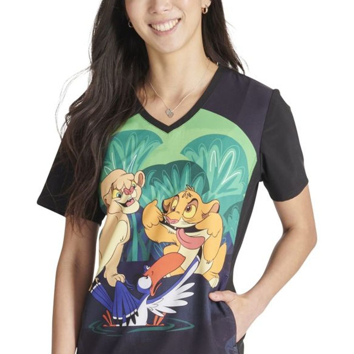 CHEROKEE - Top Clínico Estampado Tooniforms LKFU