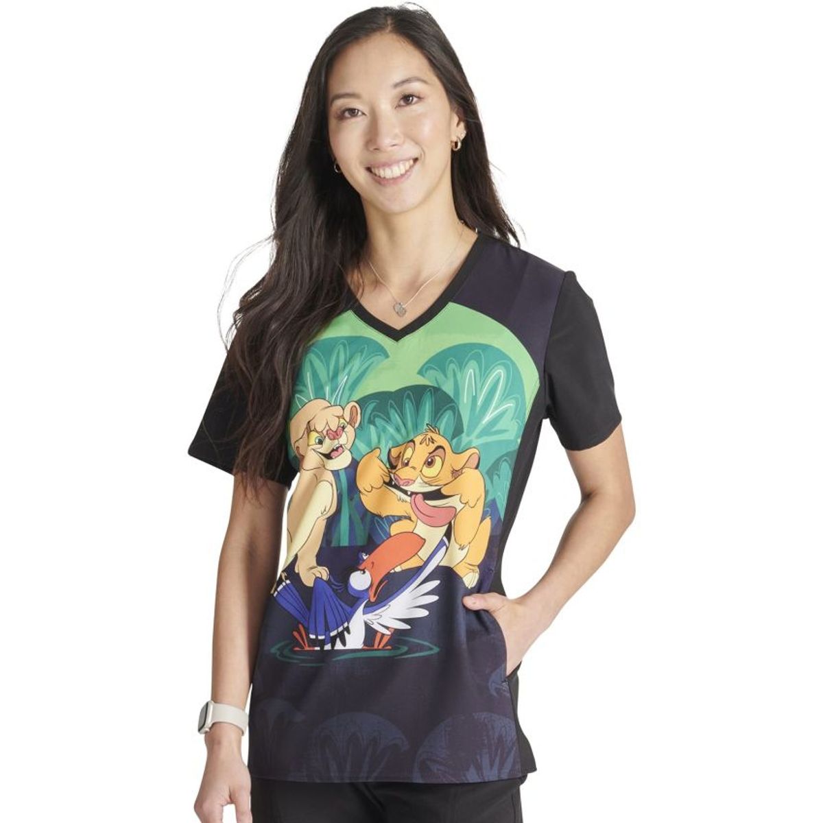 CHEROKEE - Top Clínico Estampado Tooniforms LKFU