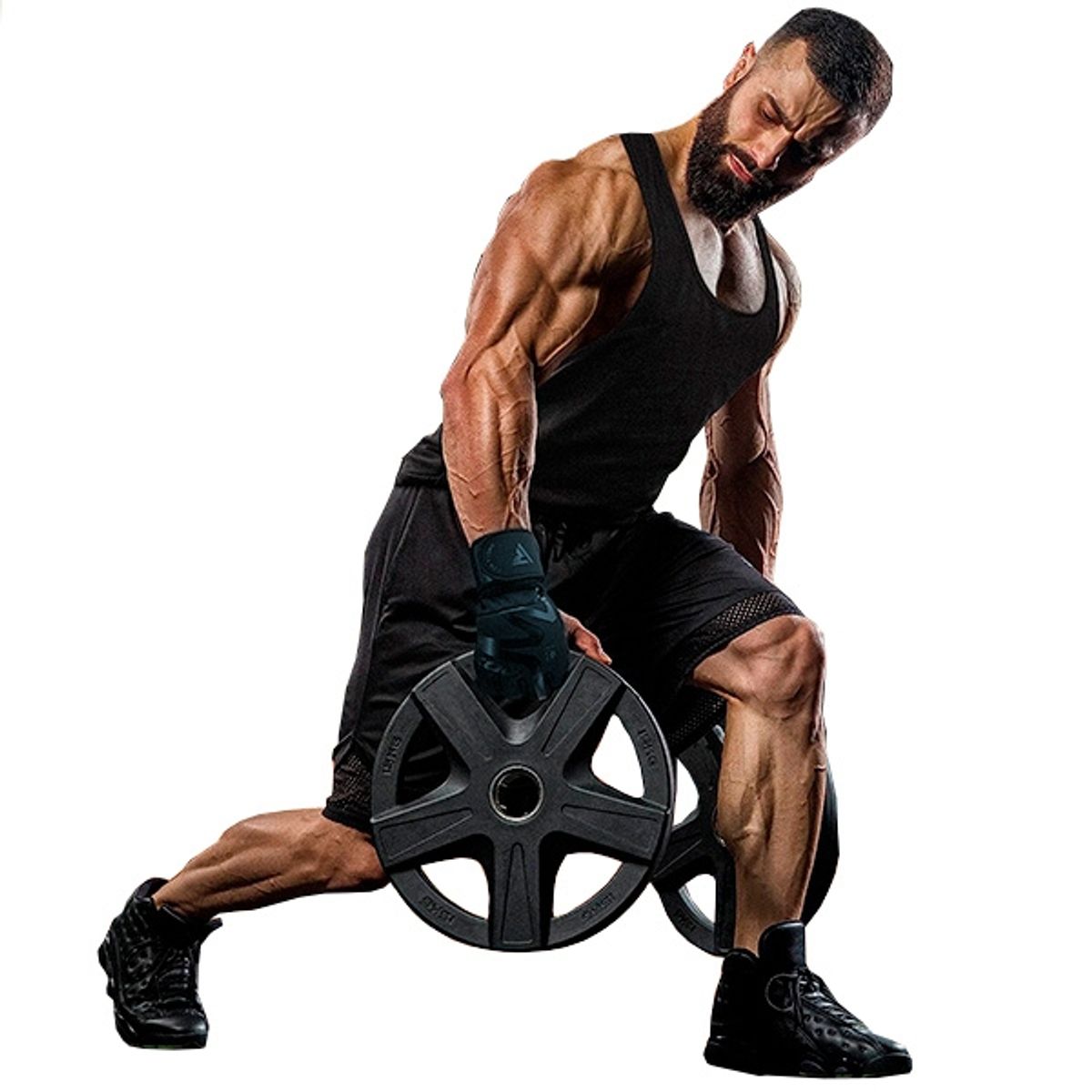 RDX - Guantes De Agarre Rdx - Gripping T15 Black Matte - Ggn-t15mb