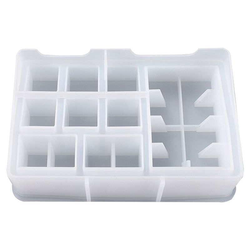 GENERICO - Molde De Silicona Para Cosmetiquero Con Resina Epóxica