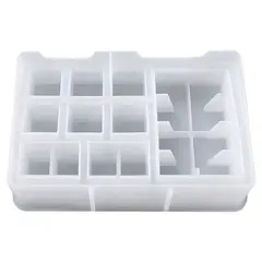 GENERICO - Molde De Silicona Para Cosmetiquero Con Resina Epóxica