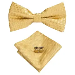 SONEC - Corbatin Seda Hombre Paño y colleras Set humita regalo formal Modelos