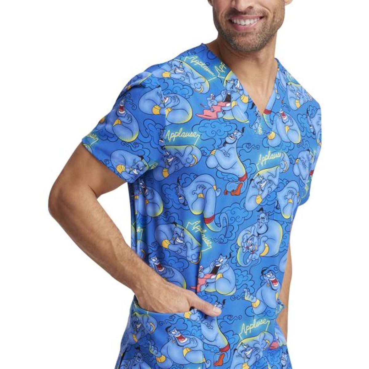 CHEROKEE - Top Estampado Uniforme Clinico Cherokee  Aladino de Hombre  ADPP