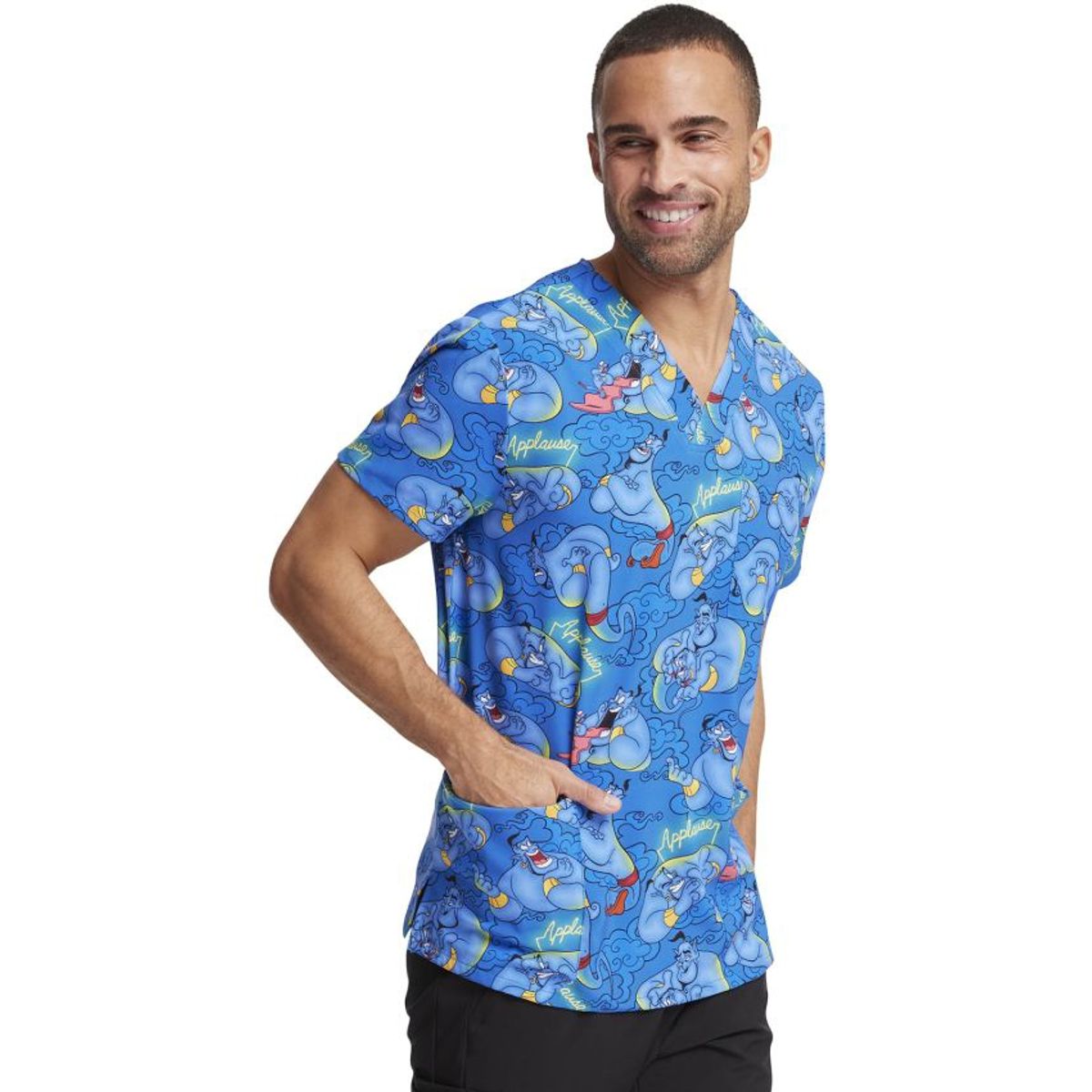 CHEROKEE - Top Estampado Uniforme Clinico Cherokee  Aladino de Hombre  ADPP