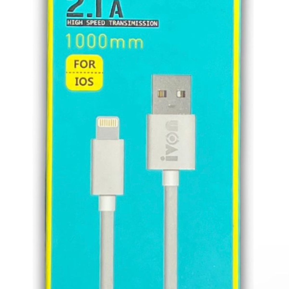 GENERICO - Cable De 1 Metro Para iPhone Carga Rapida 2.1 Amp