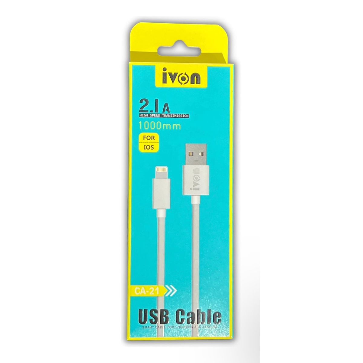 GENERICO - Cable De 1 Metro Para iPhone Carga Rapida 2.1 Amp