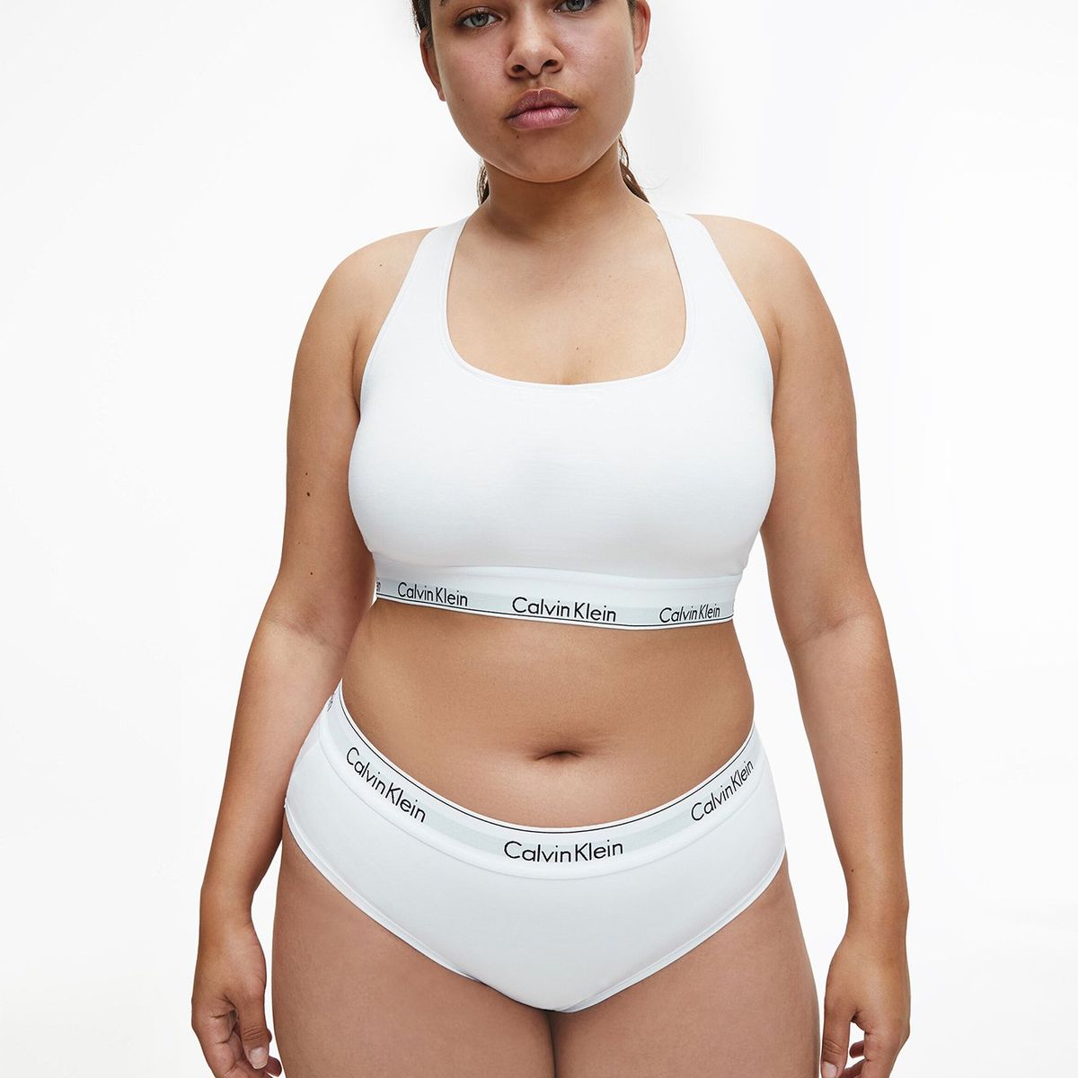 CALVIN KLEIN - Sujetador deportivo Blanco Calvin Klein