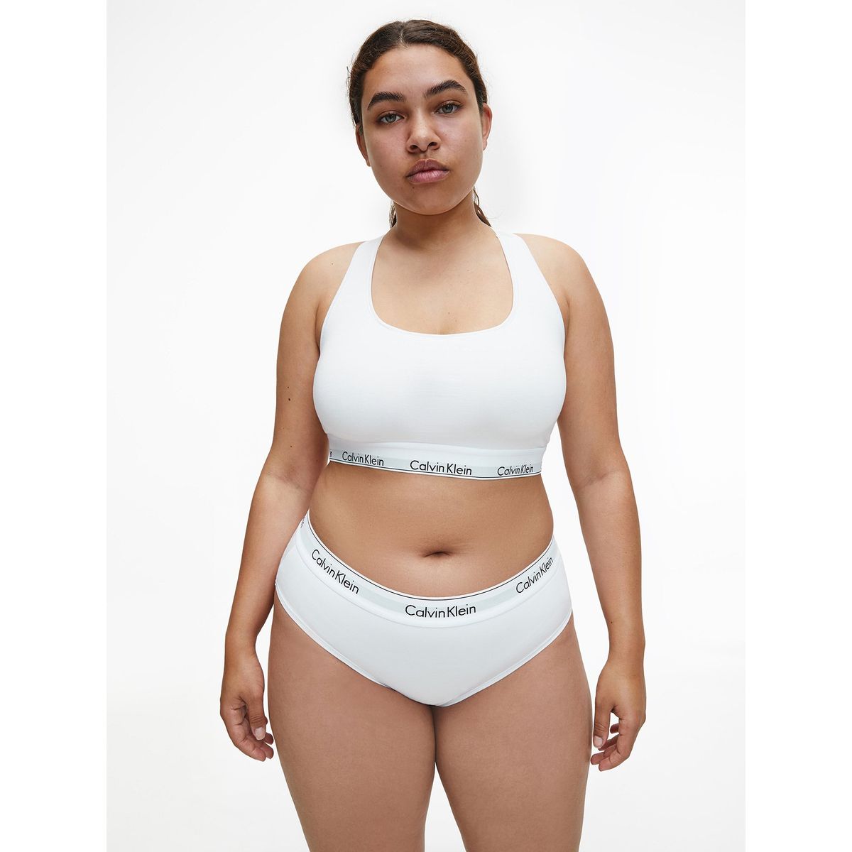 CALVIN KLEIN - Sujetador deportivo Blanco Calvin Klein
