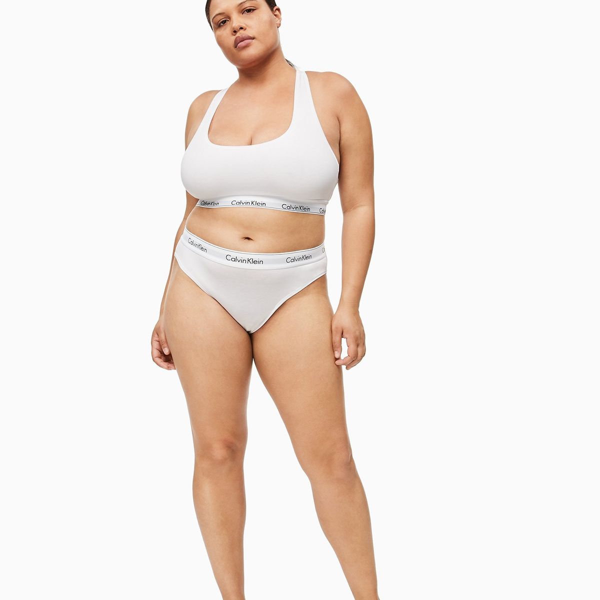 CALVIN KLEIN - Sujetador deportivo Blanco Calvin Klein