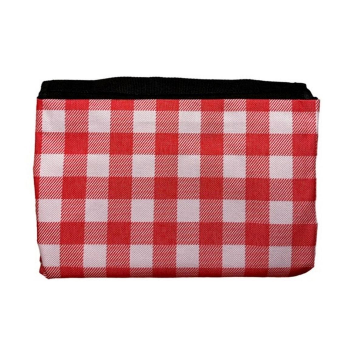 AUCKLAND OUTDOOR - Manta Picnic Impermeable Cuadros Rojos 150X180 Camping Playa
