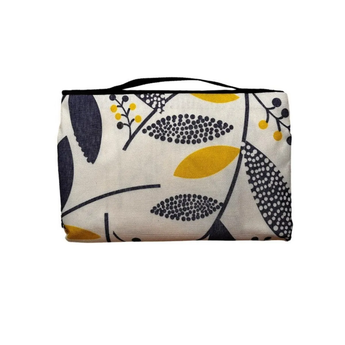 AUCKLAND OUTDOOR - Manta Picnic Impermeable Hojas Azules 150X180 Camping Playa