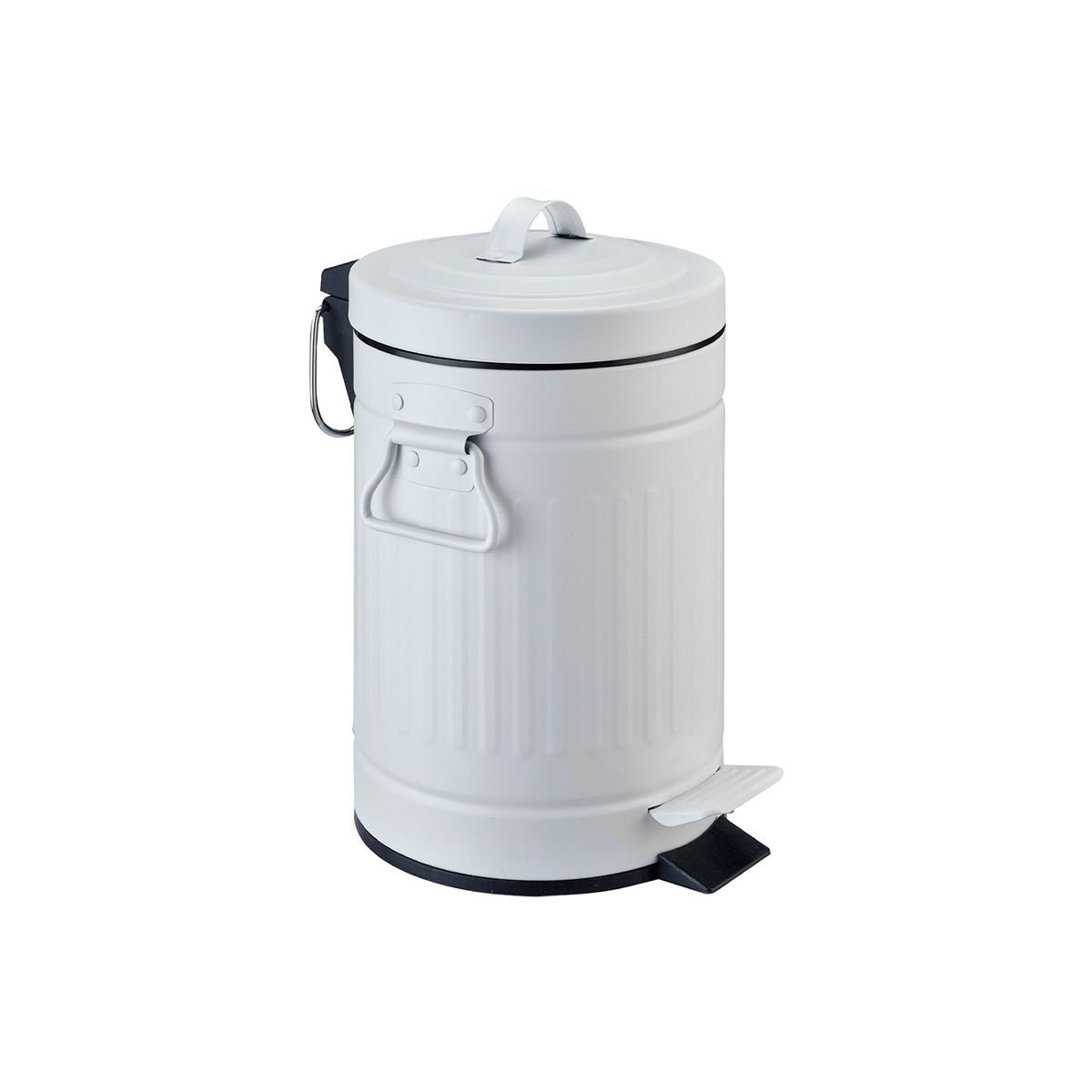 INSPIRACCI - Basurero Retro 3 L Metal Blanco