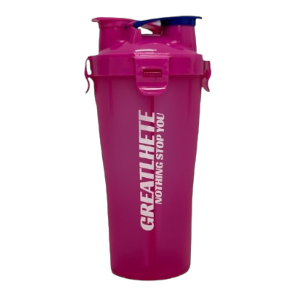 GREATLHETE - SHAKER GREATLHETE DOBLE COMPARTIMENTO - 700 ML (2 EN 1) ROSA