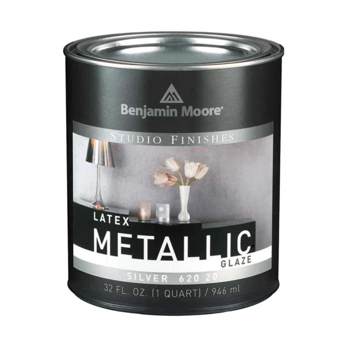 BENJAMIN - METALLIC GLAZE PLATA