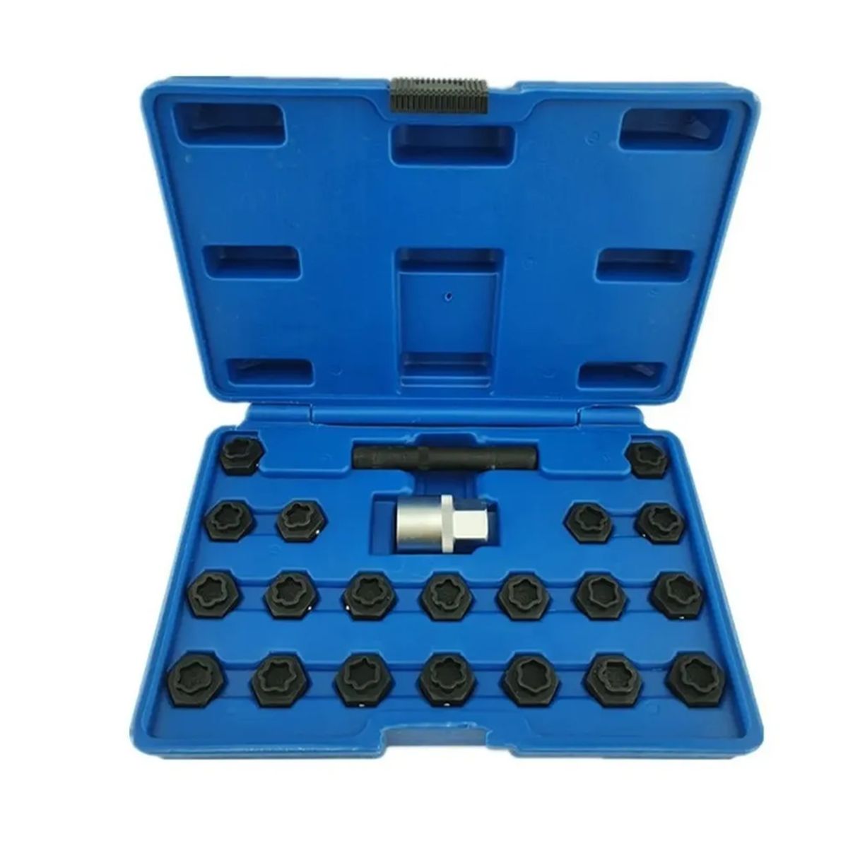 GENERICO - Kit Extraccion Tuerca Bloqueo Seguridad Antirrobo Bmw 22 Pcs