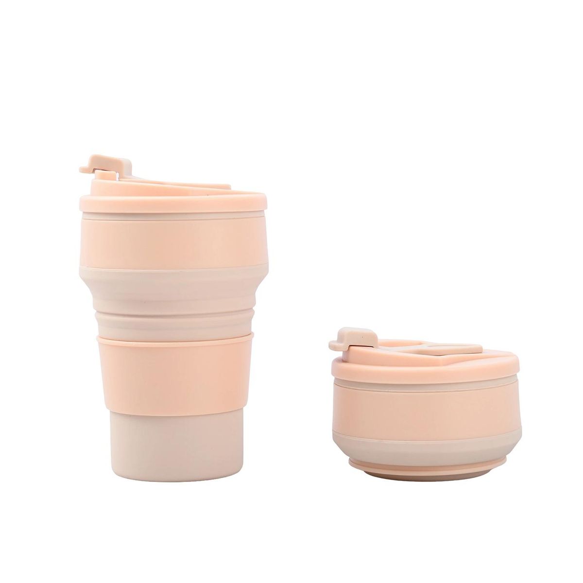 GENERICO - Termo De Silicon Plegable Ecologico Portatil Cafe