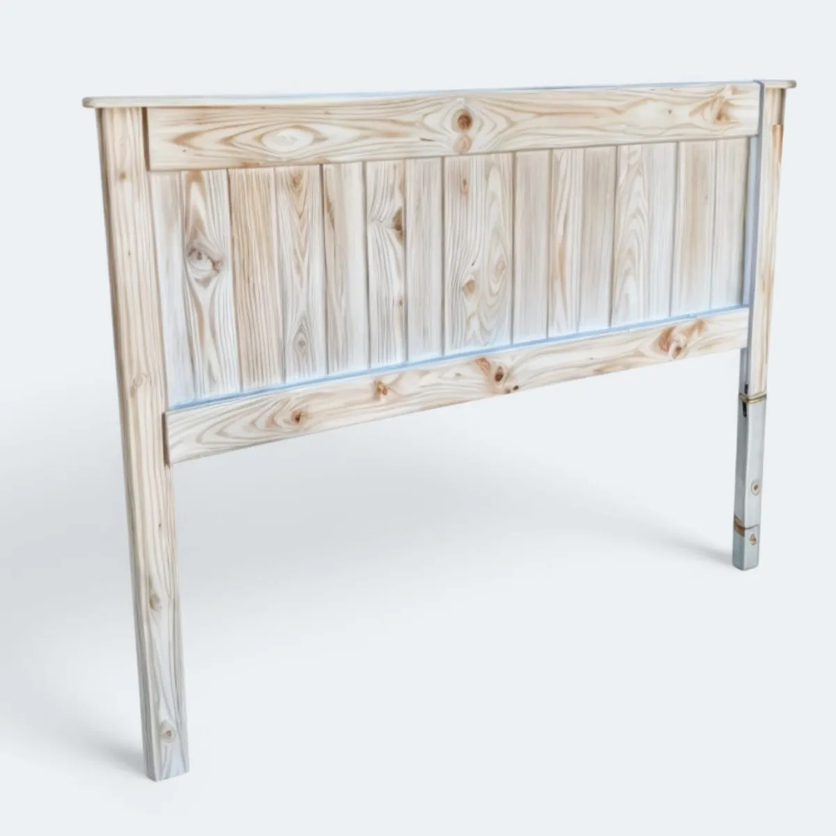 TAIKKEE - RESPALDO CAMA RUSTICO 1 1/2 PLAZAS BLANCO ALBAYALDE