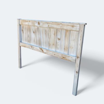 Imagen 2 del producto RESPALDO CAMA RUSTICO 1 1/2 PLAZAS BLANCO ALBAYALDE