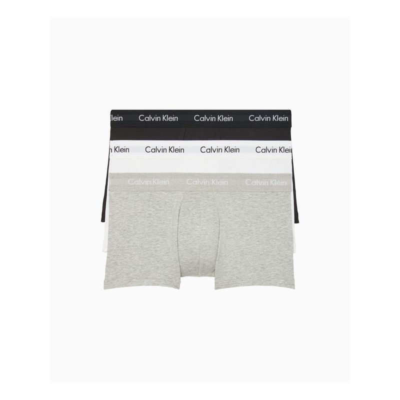 CALVIN KLEIN - Paquete de 3 bóxers de tiro bajo Blanco Calvin Klein