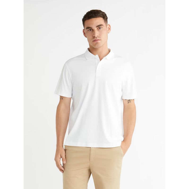 CALVIN KLEIN - Polo con logo Blanco Calvin Klein