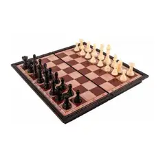 OEM - TABLERO DE AJEDREZ CON PIEZAS MAGNETICAS - 33x33x2cm