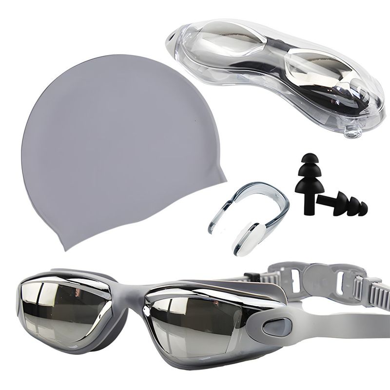 AIZO - Natacion Kit 4 En 1 Protección Uv Antivaho Gafas