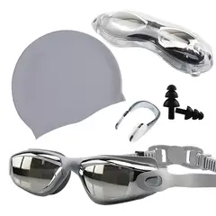 AIZO - Natacion Kit 4 En 1 Protección Uv Antivaho Gafas