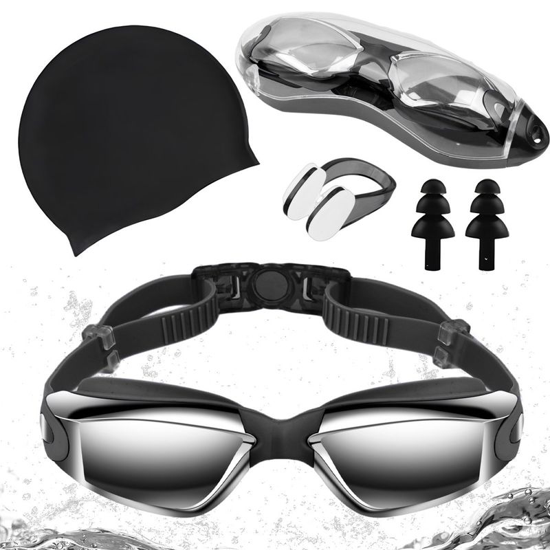 AIZO - Natacion Kit 4 En 1 Protección Uv Antivaho Gafas